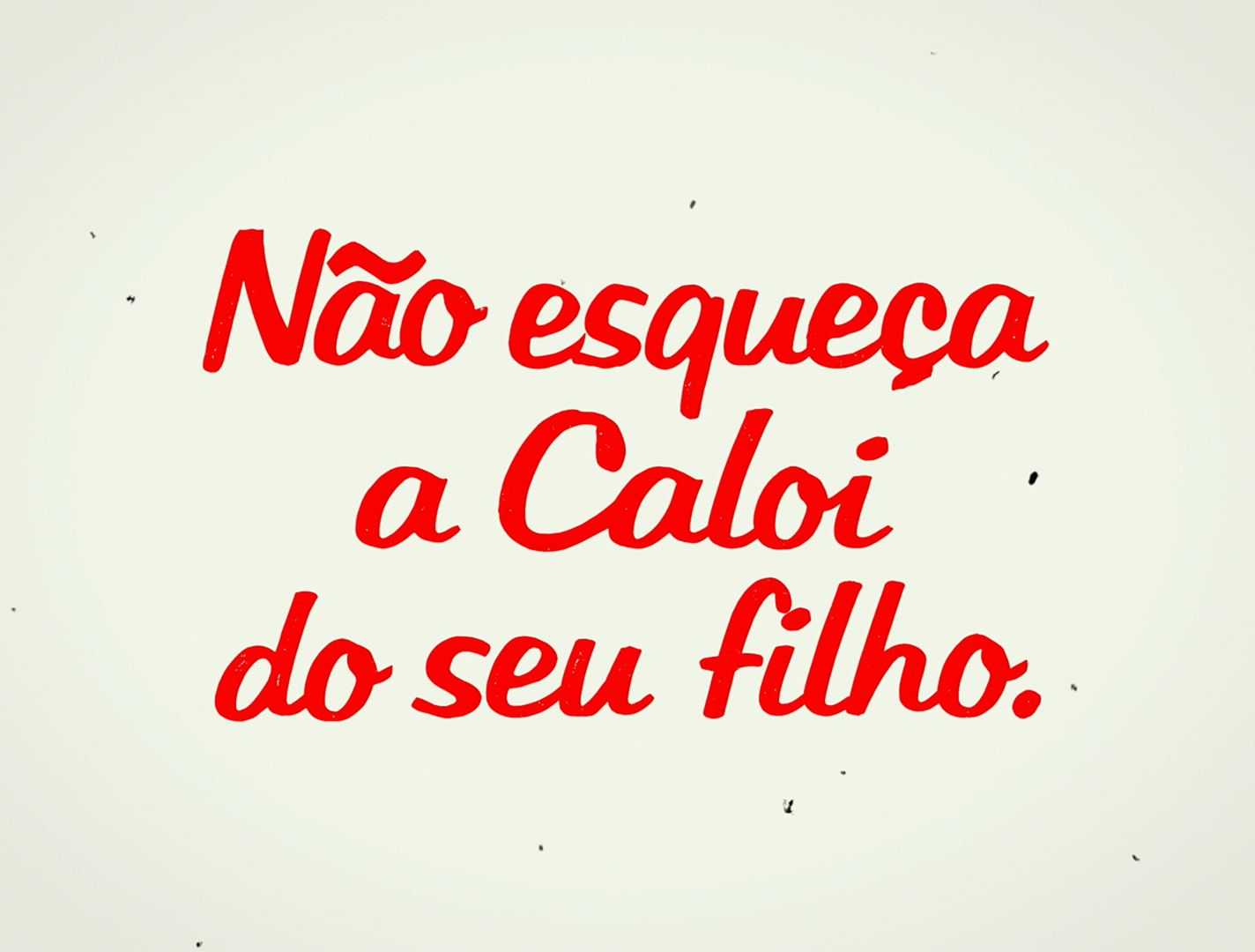 Não esqueça a Caloi do seu filho